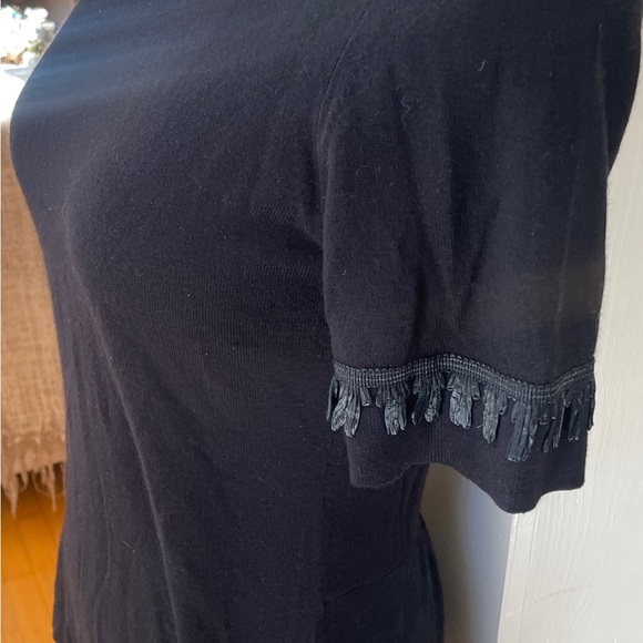 Burberry black sweater with fringe  - Size small - Picture 3 of 7